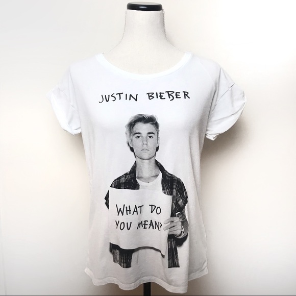 H&M Tops - Justin Bieber What Do You Mean T-shirt